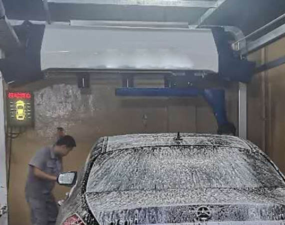 無接觸式洗車機，洗車機更安全的選擇